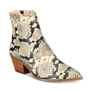 Great Condition! ALDO snakeskin booties size 10